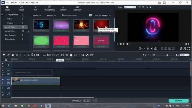 preview of videos editing app /review window video editor 2021 / chroma key / own intros are presen смотреть онлайн