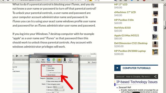 Disable Parental Controls - How to Unlock iTunes Parent Lock смотреть онлайн