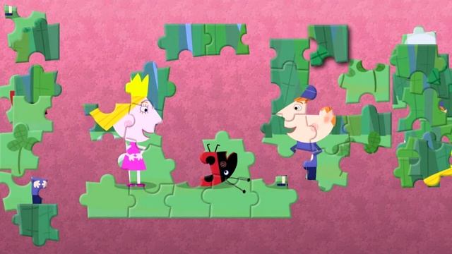 Пазл Маленькое королевство Бена и Холли. Puzzle Ben & Holly's Little Kingdom Video Game for Kids смотреть онлайн