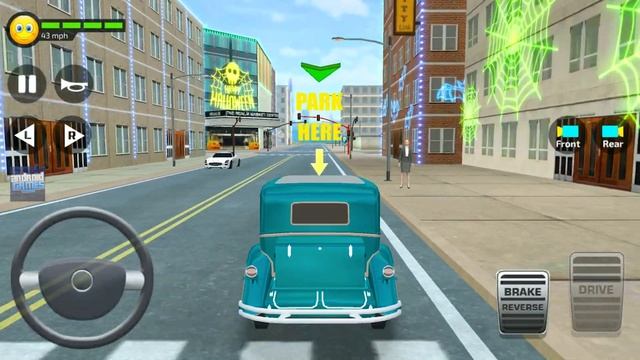 School Cars Driving Simulator #17 - Drive In Haloween City - Android Gameplay смотреть онлайн