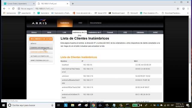 Cómo hacer un filtrado MAC en módem ARRIS TG2482 y elimina intrusos en tu wifi. смотреть онлайн