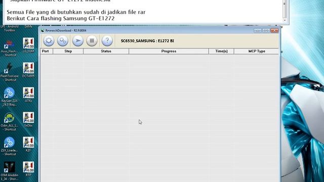 Flashing Samsung GT E1272 Indonesia Tanpa Box Flasher [TUTORIAL] смотреть онлайн