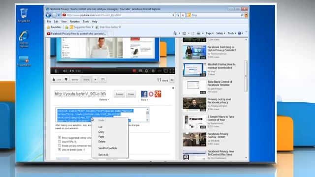 How to embed a YouTube® video in a PowerPoint 2013 presentation in Windows® 7 смотреть онлайн