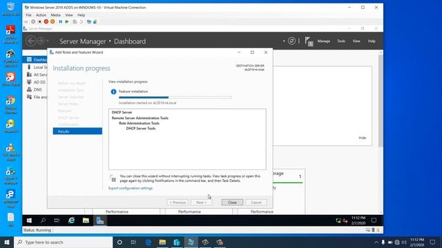 install DHCP Server roles in windows server 2019 part 1 смотреть онлайн