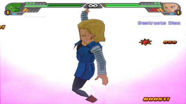 DBZ Budokai Tenkaichi 3 - Piccolo (End) VS Android 18 смотреть онлайн
