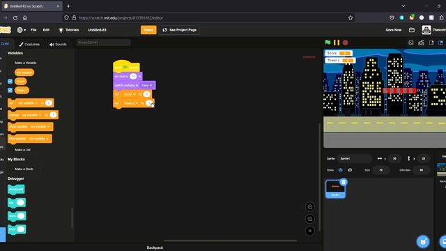 How to make a stacking game in Scratch 3.0! смотреть онлайн
