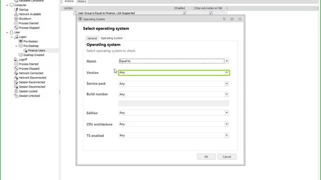 Environment Manager - Set a Windows 10 build number condition смотреть онлайн