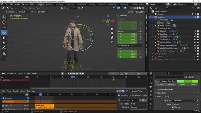 65. Creating the walk fwd to stand transition смотреть онлайн