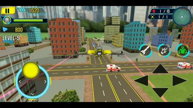 Drone Robot Car Gaming - Robot Transforming Games - Android Gameplay #5 смотреть онлайн