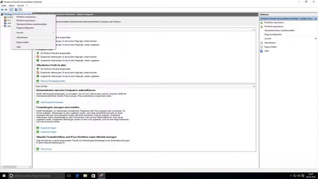 Windows Firewall einstellen, importieren, exportieren смотреть онлайн