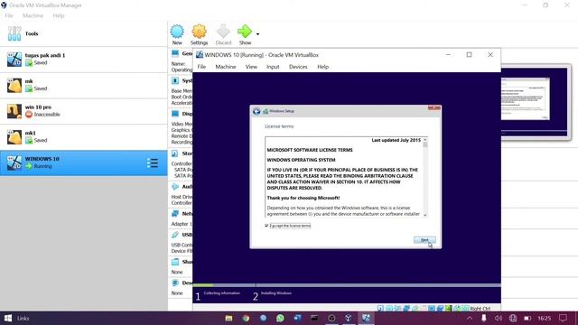 cara instal windows 10 pro di virtual box смотреть онлайн