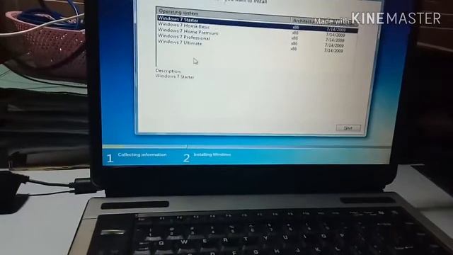 Cara instal windows 7, TOSHIBA Lama. смотреть онлайн
