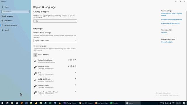 How to type in Arabic - Install Arabic Keyboard in Windows 10 - تثبيت لوحة المفاتيح العربية смотреть онлайн