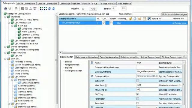 LOYTEC L-INX Configurator - Das Erstellen von externen Netzwerkvariablen (LNS-/Netzwerk-Scan) [B006 смотреть онлайн