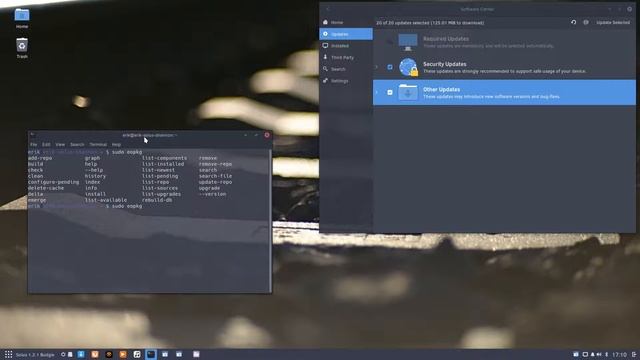 Solus 1.2.1 Budgie User Guide 4 updating your system via software center or terminal смотреть онлайн
