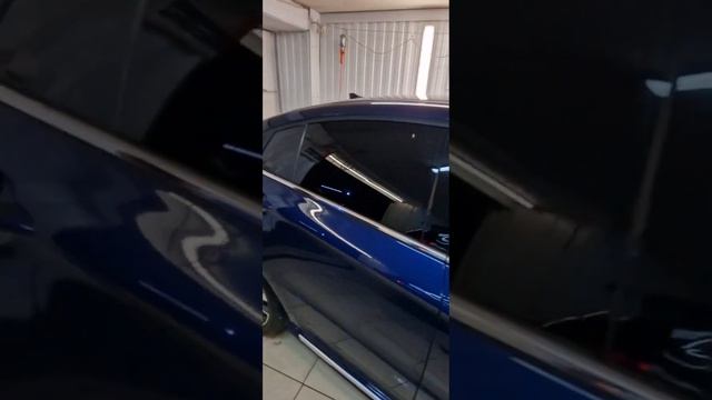 Omoda S5 - забронировали полиуретановой плёнкой капот, фары, под ручками, низ дверей, тонировка смотреть онлайн