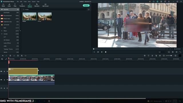 FILMORA X | HOW TO ADD MOSAIC & BLUR TO A MOVING OBJECT | MOTION TRACKING IN FILMORA 10 [HINDI] смотреть онлайн
