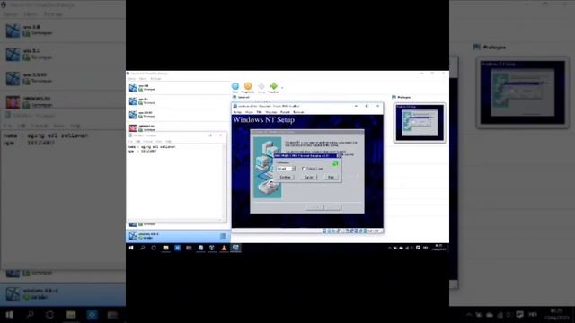 Install windows 4.0NT VirtualBox смотреть онлайн