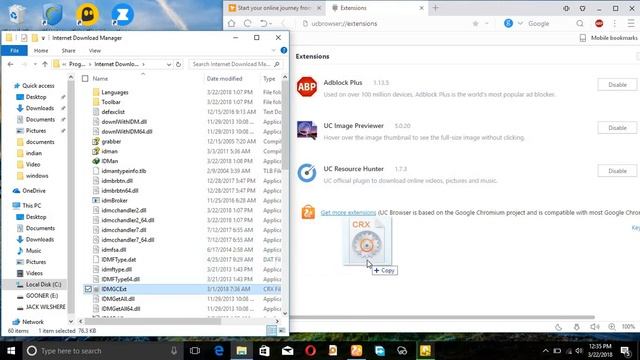 how to add IDM extension to uc browser on pc смотреть онлайн