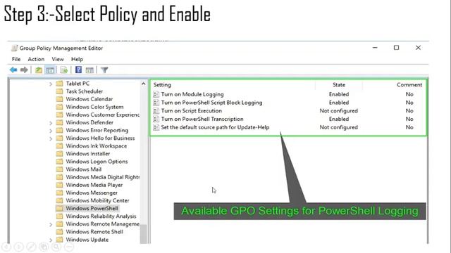 PowerShell Logging on central location through GPO in Hindi смотреть онлайн