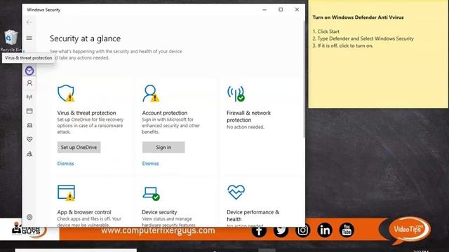 Turn on Windows Defender Anti-virus смотреть онлайн