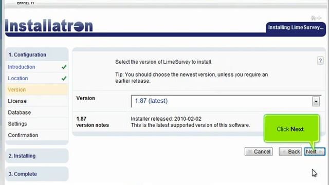 How to install LimeSurvey in Installatron смотреть онлайн