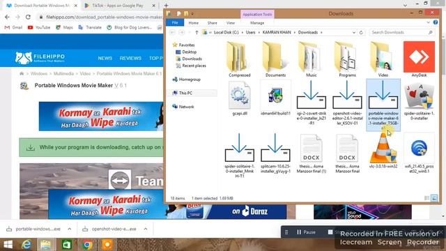 How To Install Portable Windows Movie Maker || On Laptop || смотреть онлайн