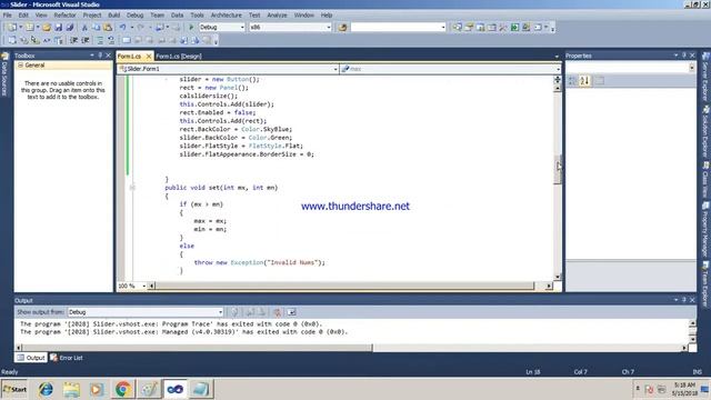 C# How to Create Custum Trackbar or Slider смотреть онлайн