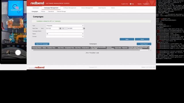 Demo of FOTA over Redbend's server смотреть онлайн