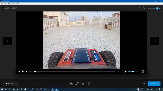 Gopro Hero 7 Black GPS Telemetry using Quik software - RC Car смотреть онлайн