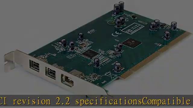 StarTech.com 3 Port 2b 1a PCI 1394b FireWire Adapter Card (PCI1394B_3) смотреть онлайн