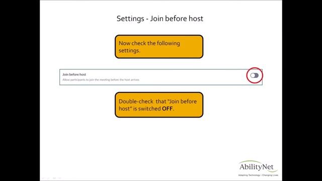 Securing meetings on Zoom for Windows by Ability Net смотреть онлайн