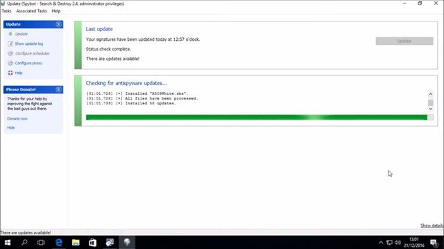 Spybot : Upgrading Spybot 2.4 to Spybot 2.5 on Windows 10 (Outdated) смотреть онлайн