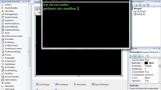 come creare un notepad con Visual Basic 2008 смотреть онлайн