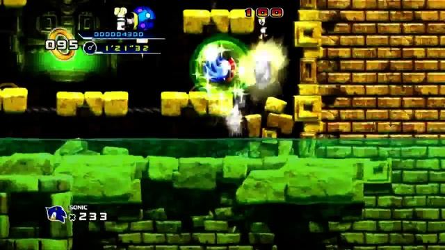 Sonic the Hedgehog 4 : Episode 1 (Xbox 360) #10 - Lost Labyrinth Zone Act 1 смотреть онлайн