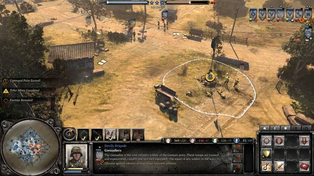 COH2 Commander Tutorial jaeger infantry WM смотреть онлайн