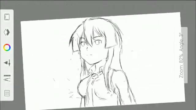 [Drawing Sketch] Anime Akame using Autodesk Sketchbook Android смотреть онлайн