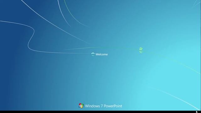 Windows 7 in PowerPoint | Design preview смотреть онлайн