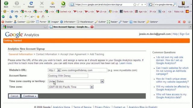 Google Analytics Dashboard Setup смотреть онлайн