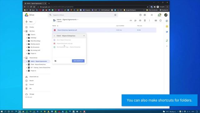 How to use Shortcuts in Google Drive so your file or folder can be in more than one place. смотреть онлайн