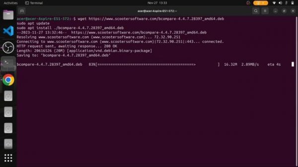 How to Install Beyond compare in Ubuntu 22.04 LTS 2023 using terminal #ubuntu #bcompare #linux