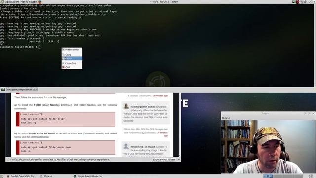 How to Install Colored Folders in Nautilus, Nemo and Caja смотреть онлайн