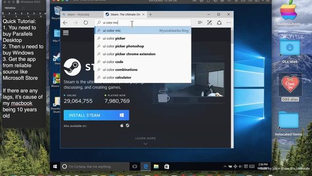 How YOU Can Use UI Color (Windows App) on MAC OS? Tutorial смотреть онлайн