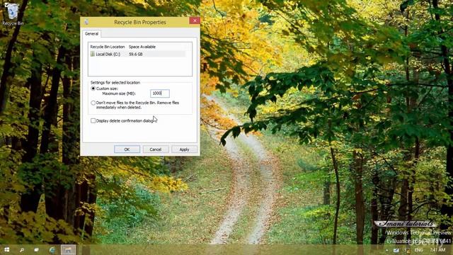 Windows 10 Primer Tutorial How To Work With Recycle Bin смотреть онлайн