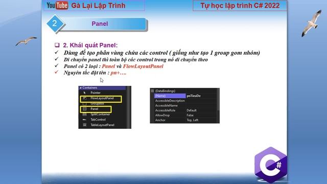 4. [Winform C# 2022] Panel - SplitContainer - winforms C# 2022 step by step for beginners - tuhoc.c смотреть онлайн
