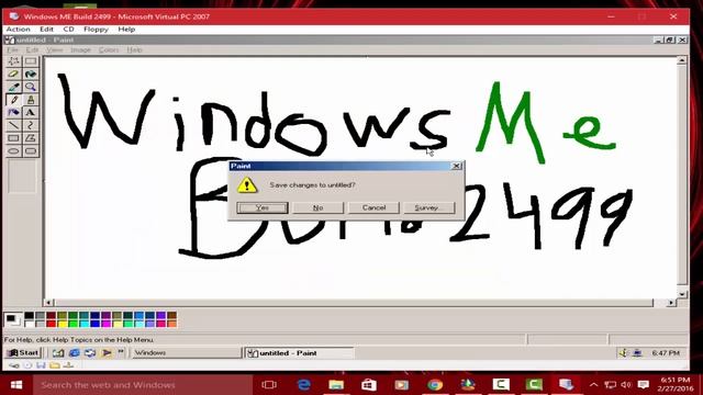 Windows ME Build 2499 in Virtual PC 2007! смотреть онлайн