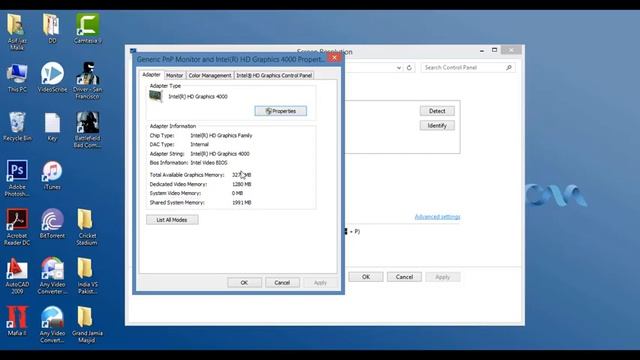 Check Graphics Memory of Laptop in Windows 8.1 смотреть онлайн
