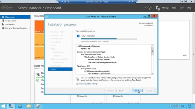 WSUS yüklenmesi ve konfigürasyonları смотреть онлайн
