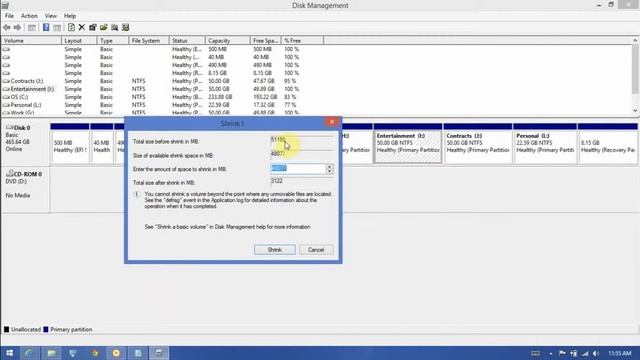Create Hard Disk Partitions in Windows 8.1 смотреть онлайн