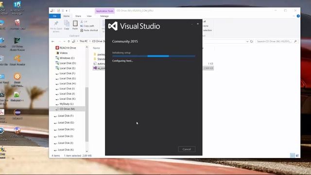 10- Install Visual Studio 2015 تنصيب الفيجول أستديوا смотреть онлайн